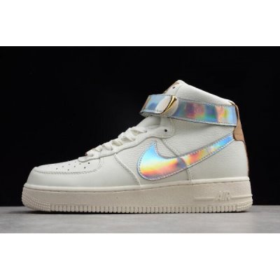 Nike Air Force 1 High Qs Yh 18 Metal Gümüş Kaykay Ayakkabı Türkiye - 9PF8EXOT